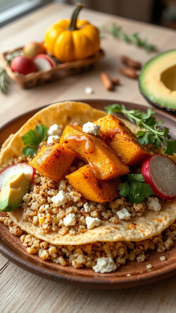 butternut squash quinoa feta tacos butternut squash quinoa feta tacos