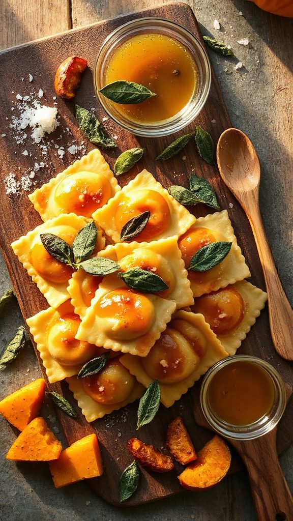 butternut squash ravioli delight