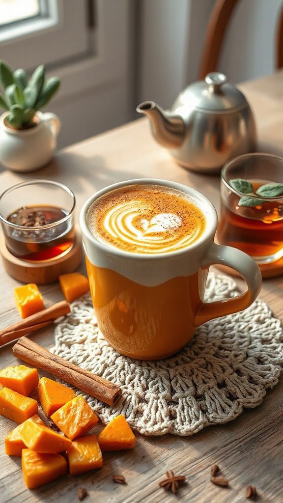 butternut squash rum latte