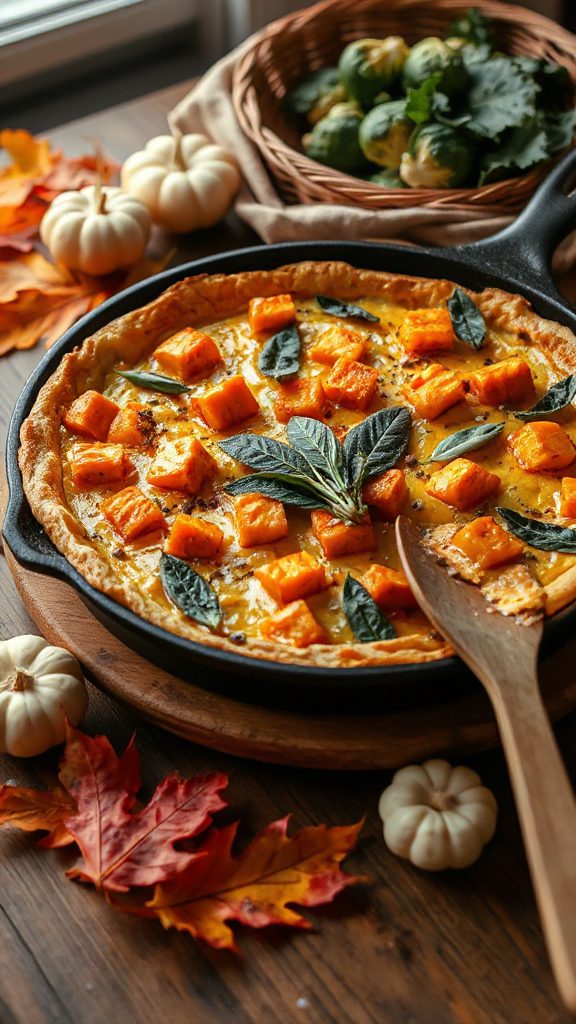 butternut squash sage frittata butternut squash sage frittata