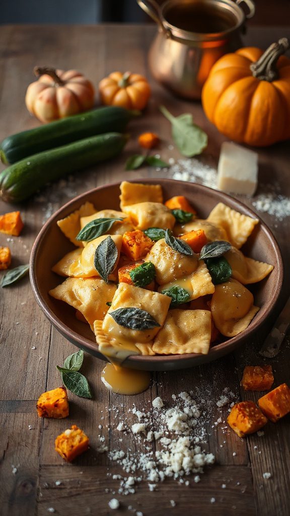 butternut squash spinach ravioli butternut squash spinach ravioli