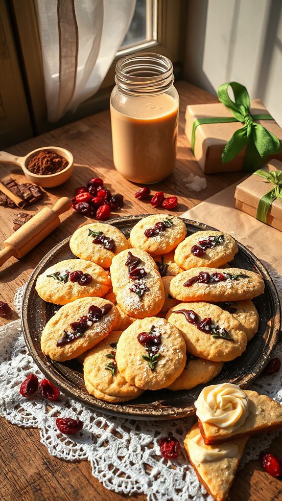 buttery irish cream cookies