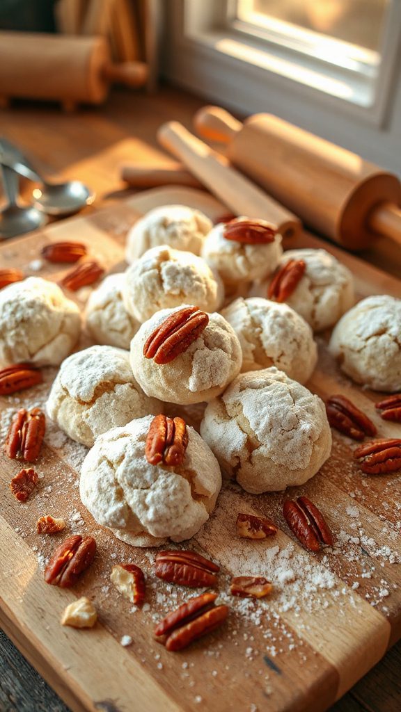buttery nutty festive cookies