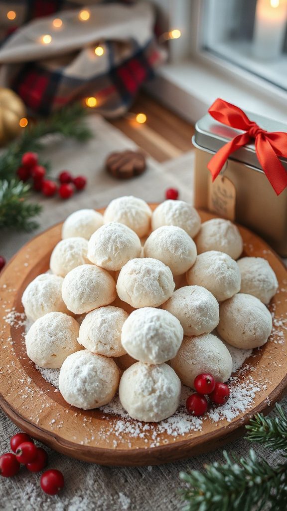 buttery nutty snowy cookies