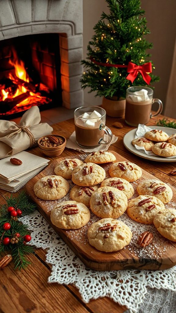 buttery pecan holiday cookies buttery pecan holiday cookies