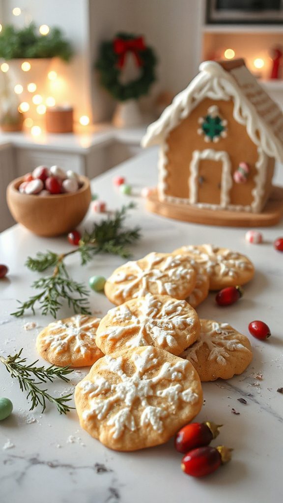 buttery vanilla bean cookies