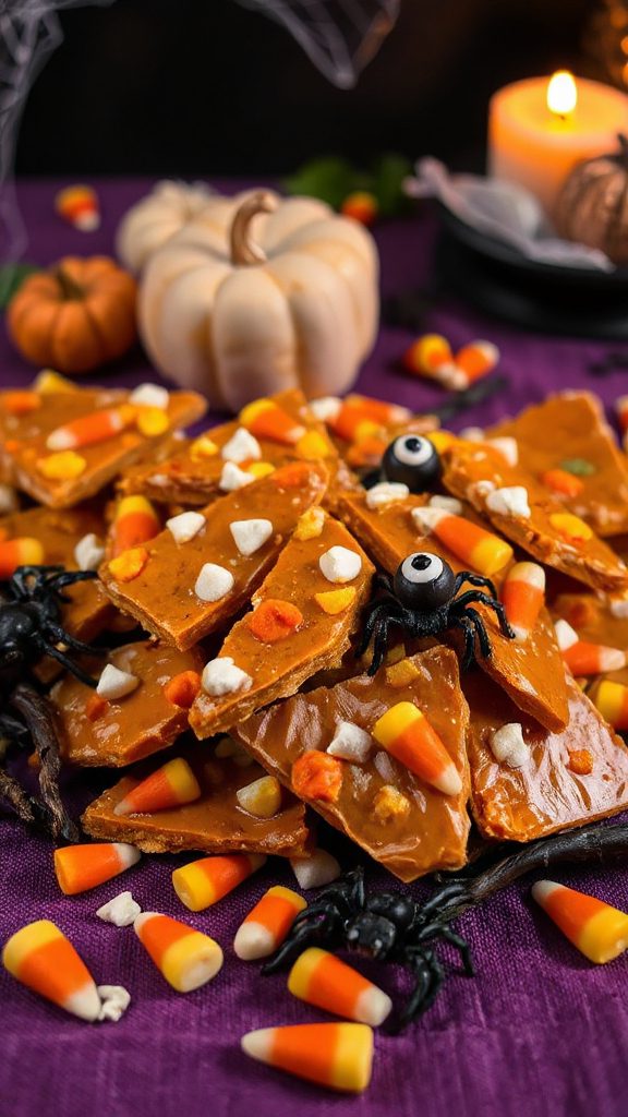 candy corn toffee delight