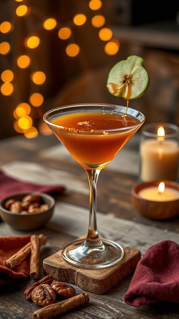 caramel apple butter martini