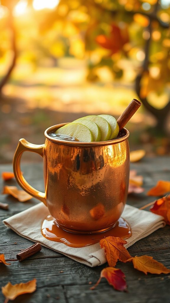 caramel apple cider mule caramel apple cider mule