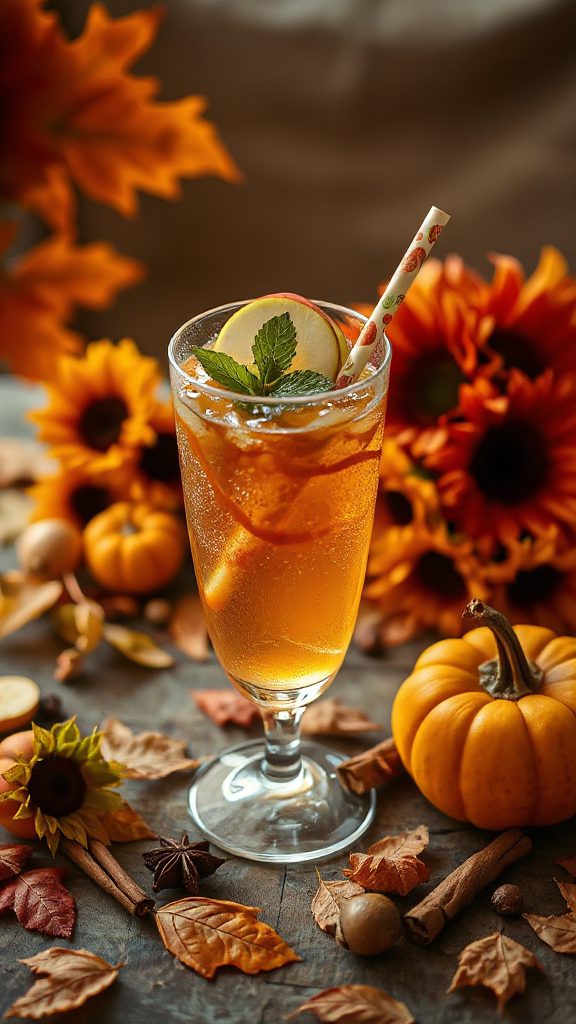 caramel apple cocktail delight