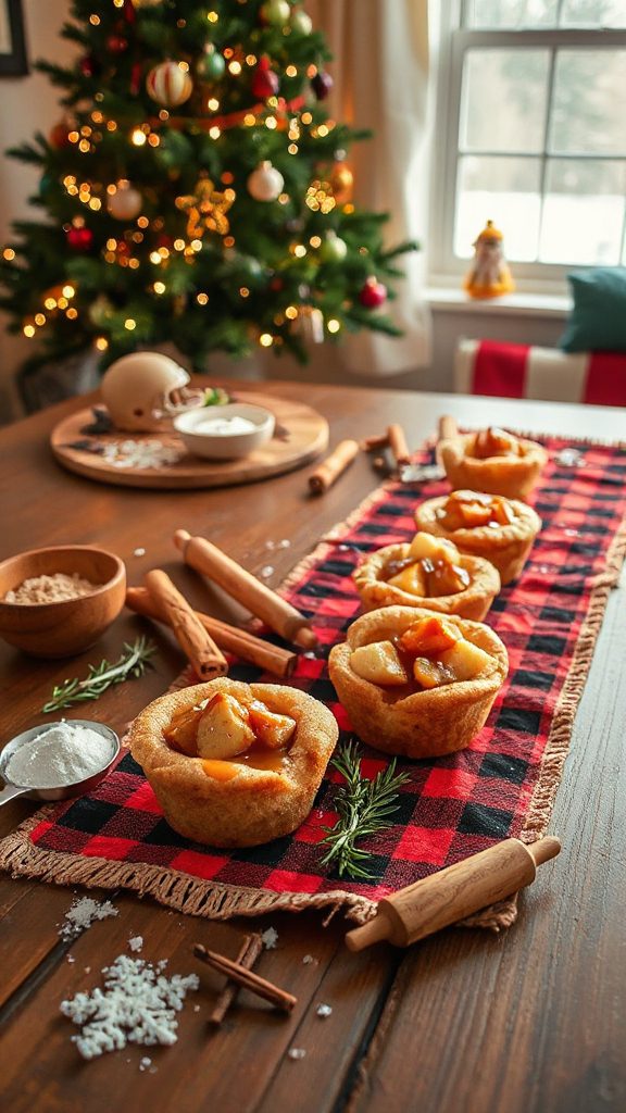 caramel apple cookie cups