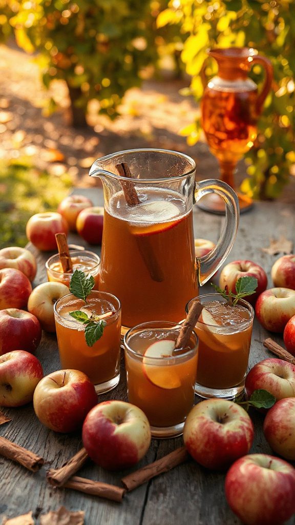 caramel apple mule cocktail