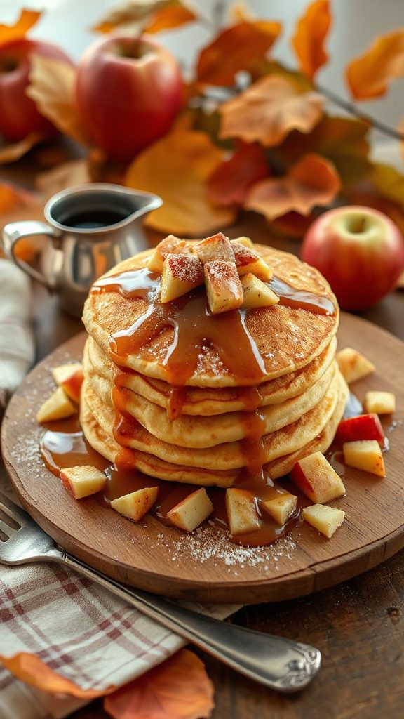 caramel apple pancakes recipe
