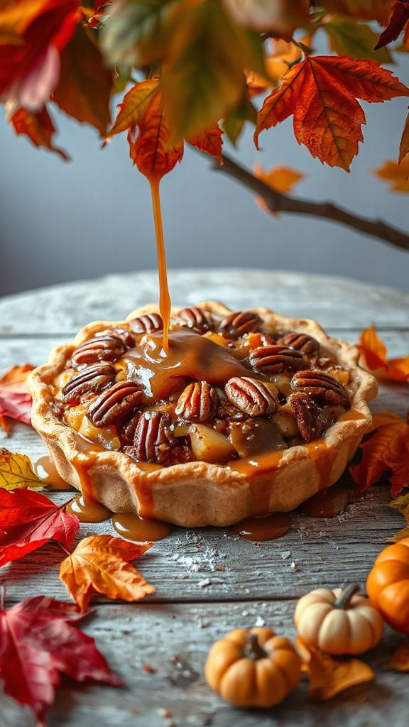 caramel apple pecan pie