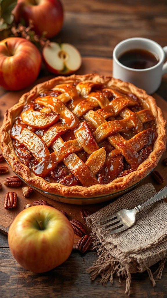 caramel apple pecan pie caramel apple pecan pie