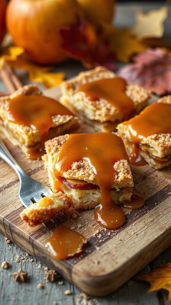 caramel apple pie bars