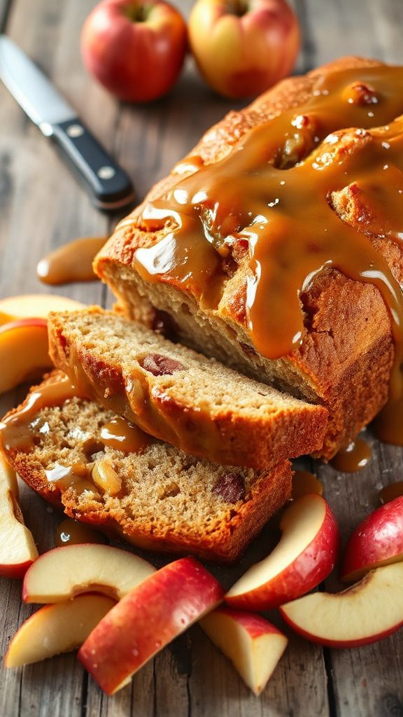 caramel apple pound cake