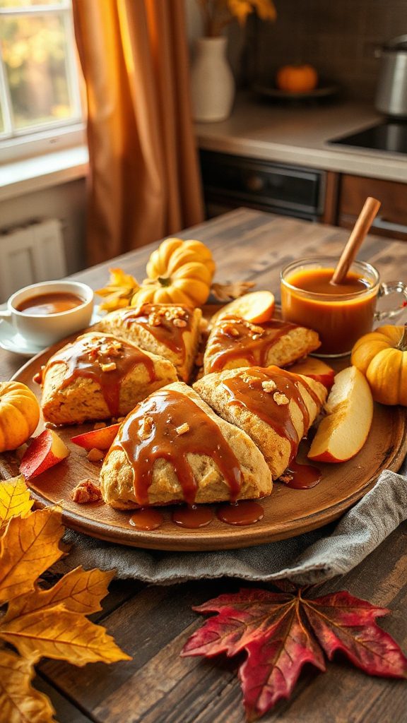 caramel apple scones recipe