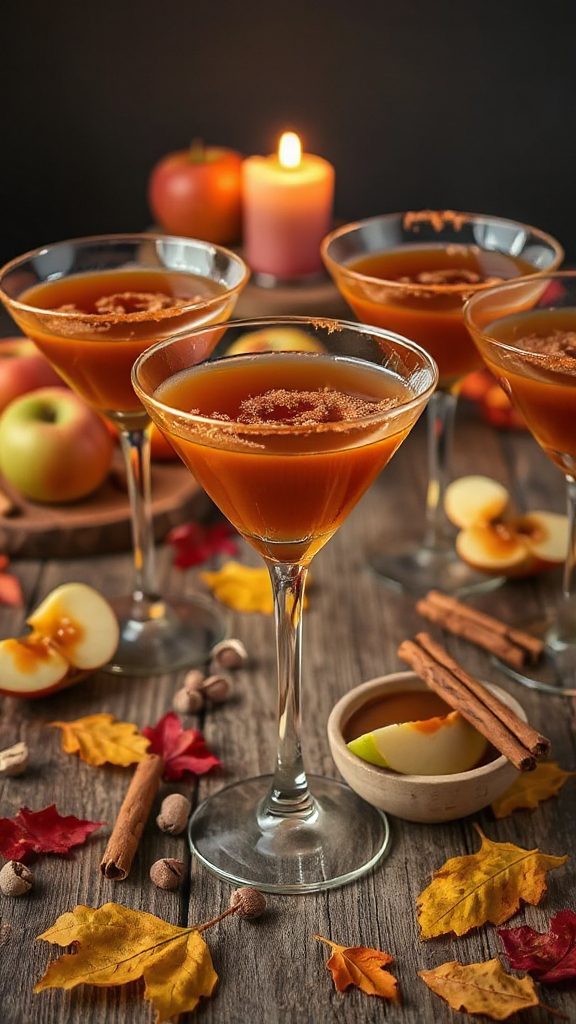 caramel apple sparkling cocktail caramel apple sparkling cocktail