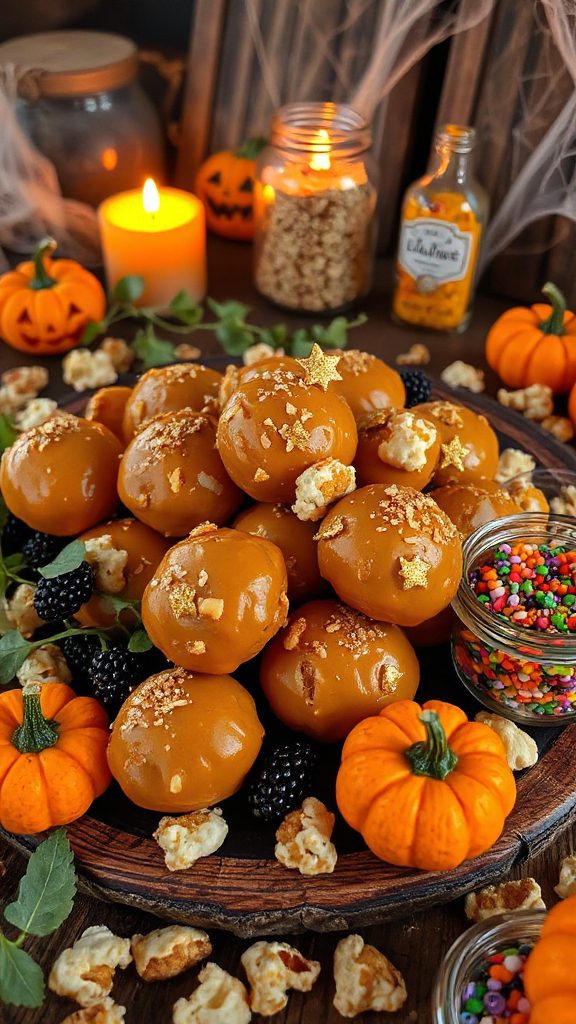 caramel corn energy balls