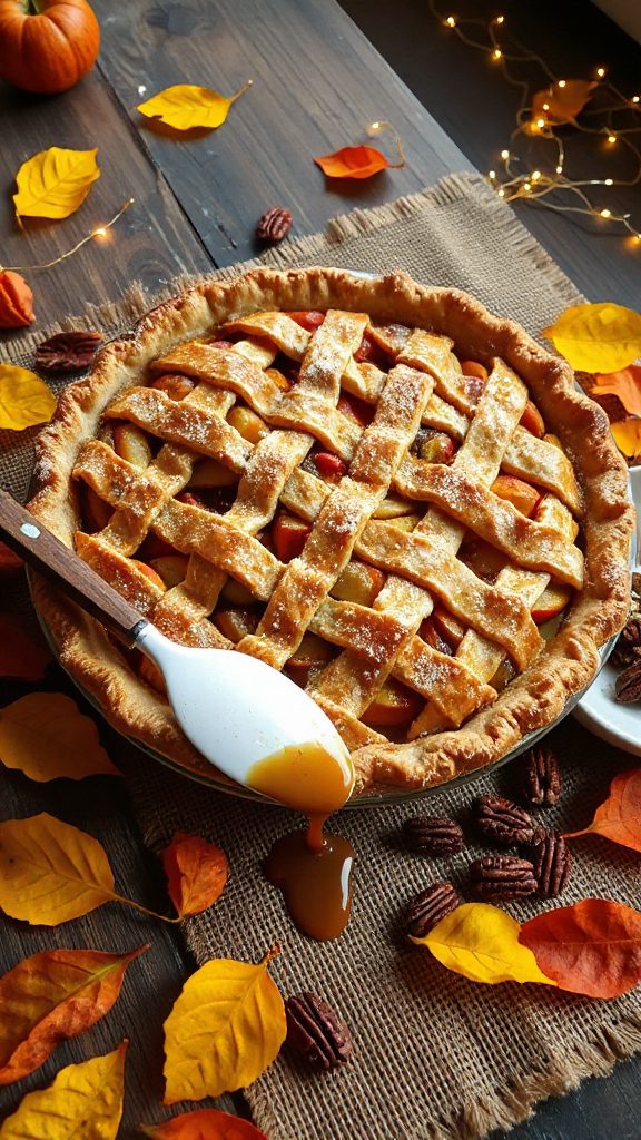 caramel infused apple pie delight caramel infused apple pie delight