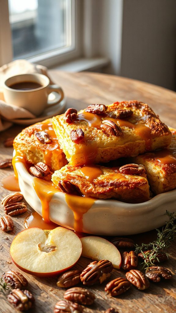 caramel pecan apple bake