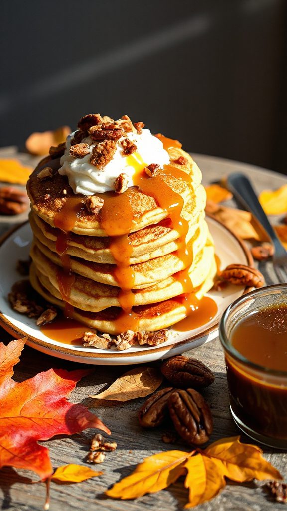 caramel pecan pancake delight caramel pecan pancake delight