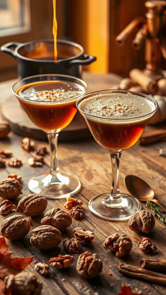 caramel walnut autumn cocktail caramel walnut autumn cocktail