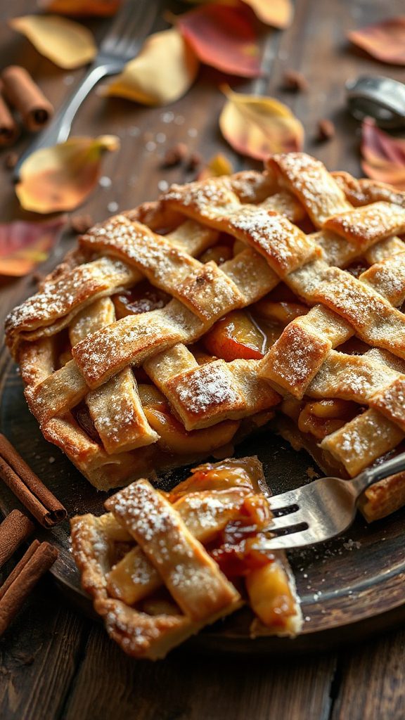 caramelized apple maple pie