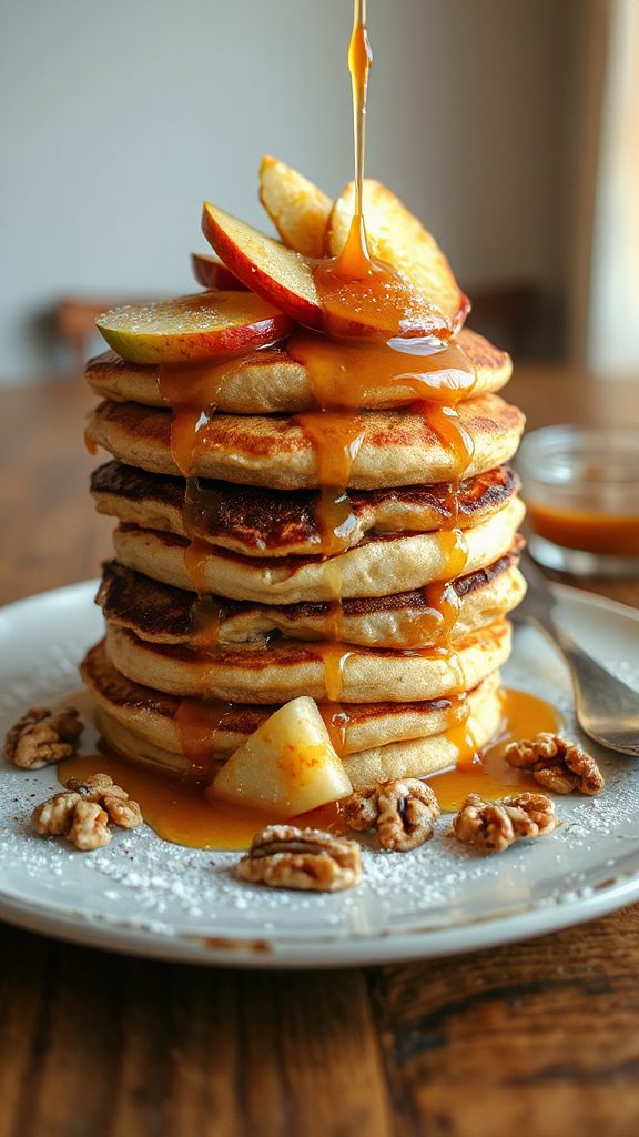 caramelized apple pancake delight
