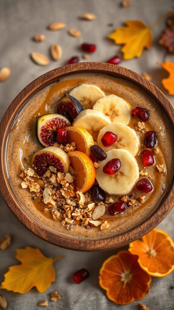 caramelized banana smoothie bowl caramelized banana smoothie bowl