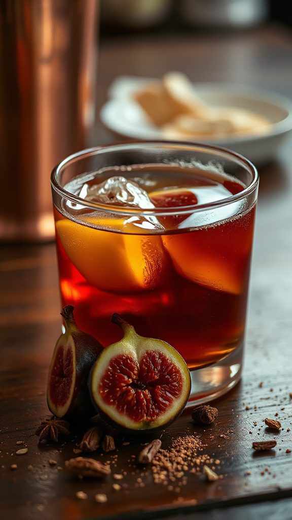 caramelized fig cocktail delight