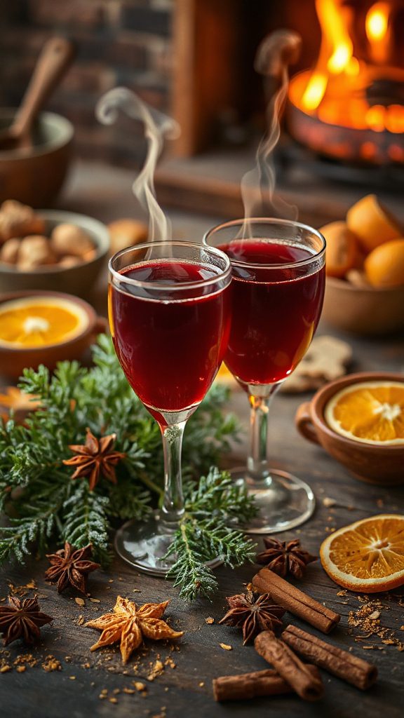 cardamom infused festive drink cardamom infused festive drink