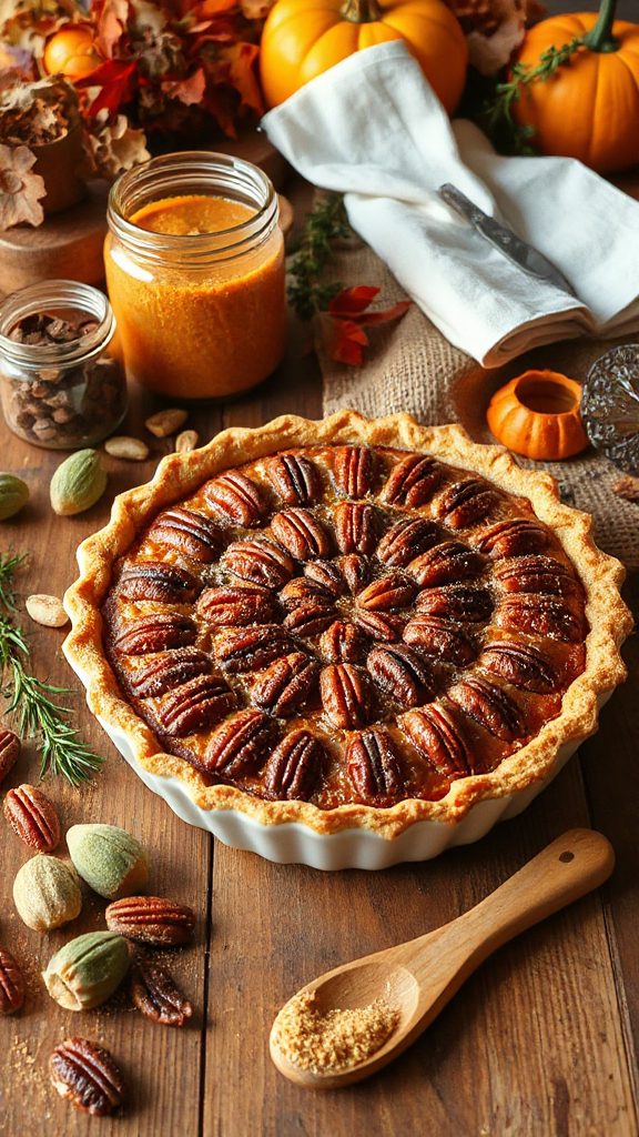 cardamom infused pecan pie