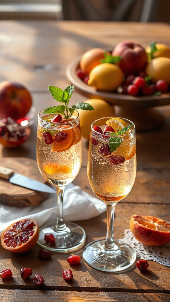 cardamom infused sparkling sangria