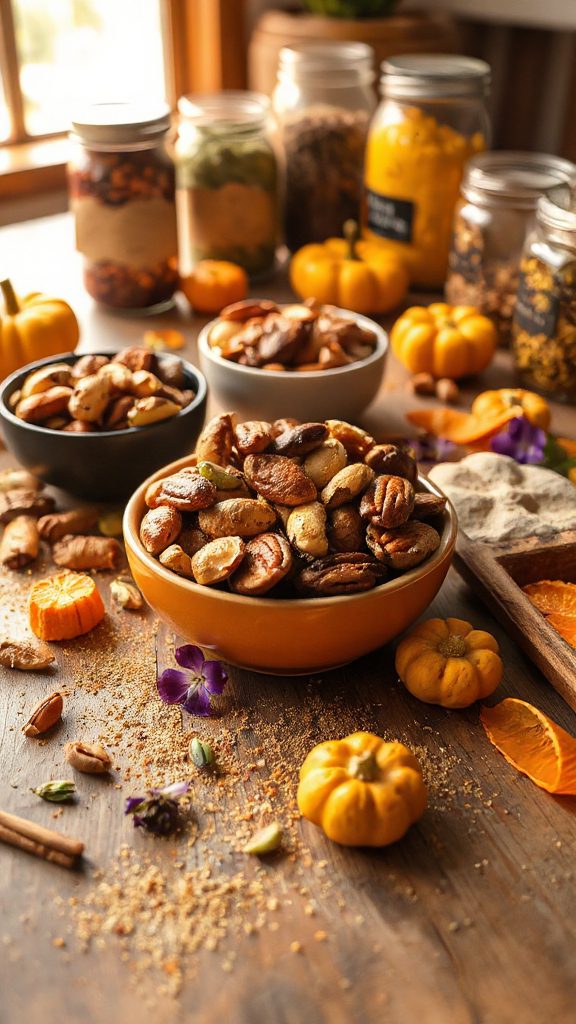 cardamom spiced nut snack