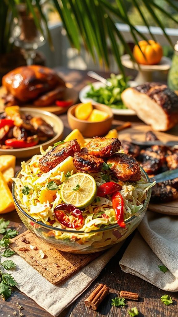 caribbean jerk coleslaw recipe