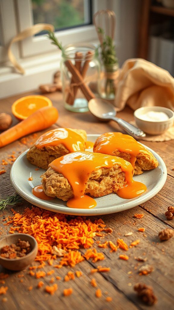 carrot cake scones recipe