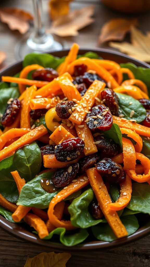 carrot raisin sesame salad
