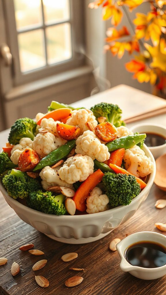 cauliflower broccoli stir fry