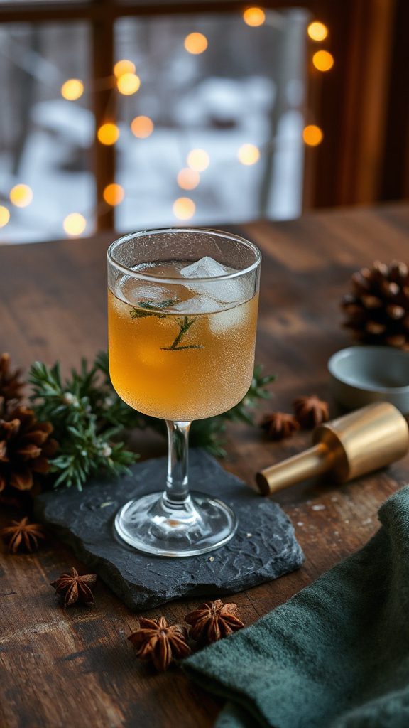 cedarwood infused winter cocktail cedarwood infused winter cocktail