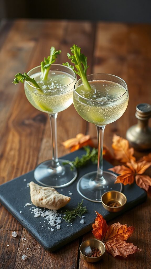 celery root autumn cocktail