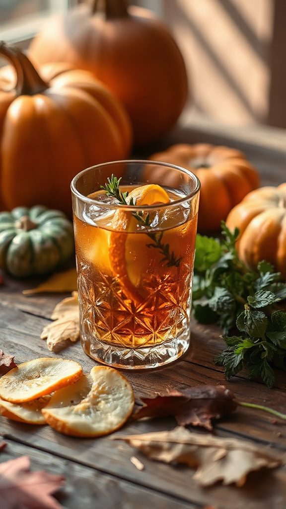 celery root whiskey cocktail