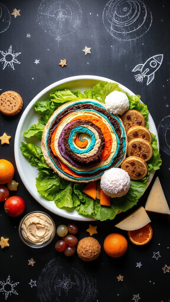 celestial themed sandwich creations