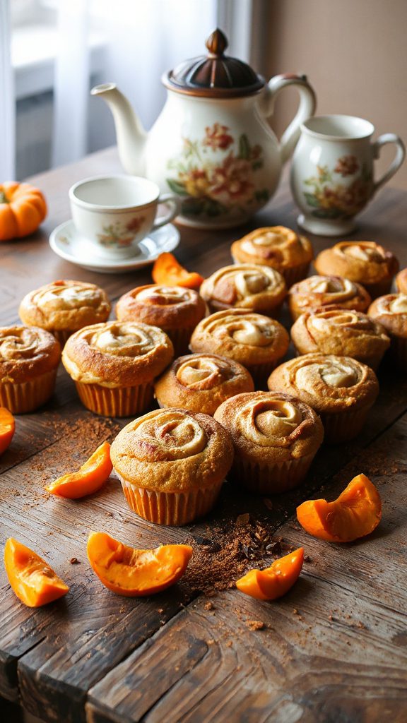 chai cream cheese muffins chai cream cheese muffins