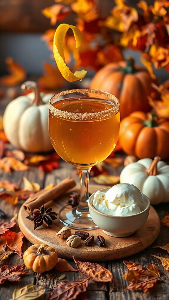 chai infused gin cocktail delight