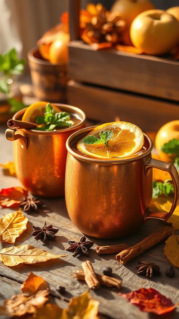 chai infused maple bourbon cocktail