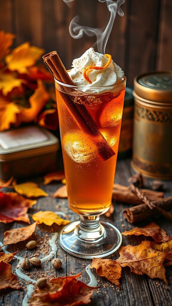 chai infused spiced cocktail recipe