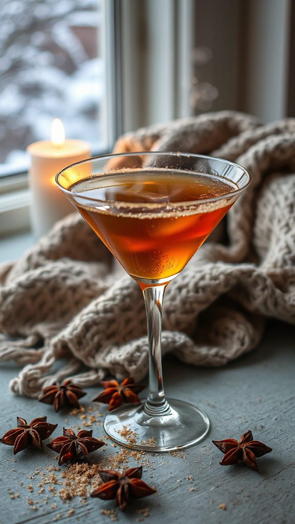 chai infused vodka winter cocktail