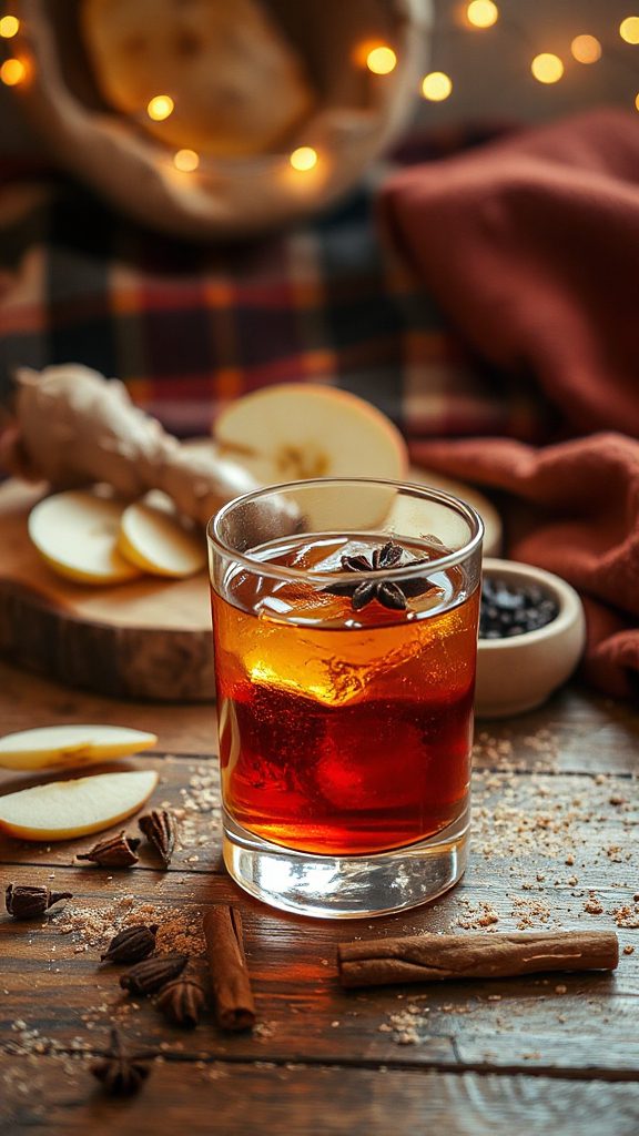 chai infused whiskey cocktail delight